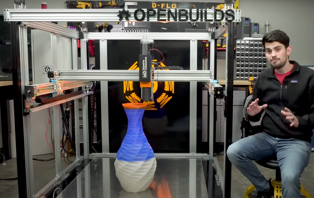 Part 3 of the Dr. D-Flo printer build featuring the Massive Dimension MDPH2!