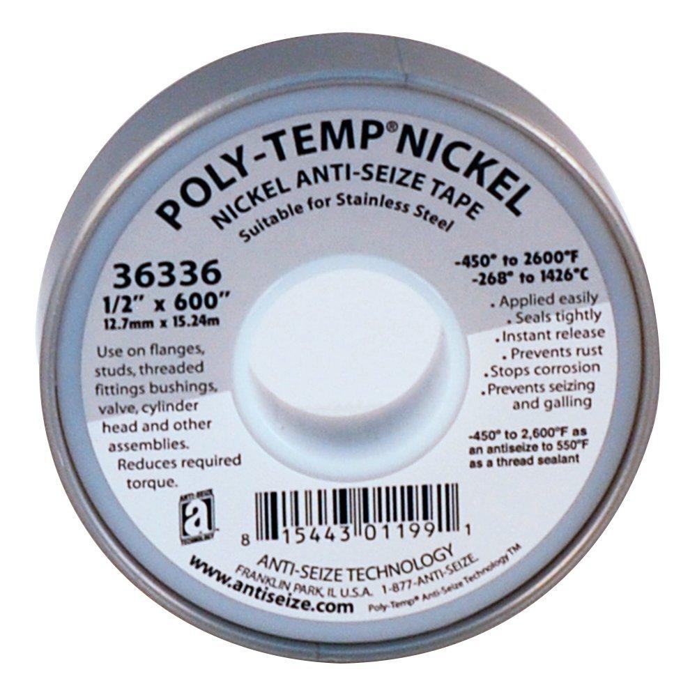 Poly-Temp Nickel Tape - For Use On Extruder Nozzles