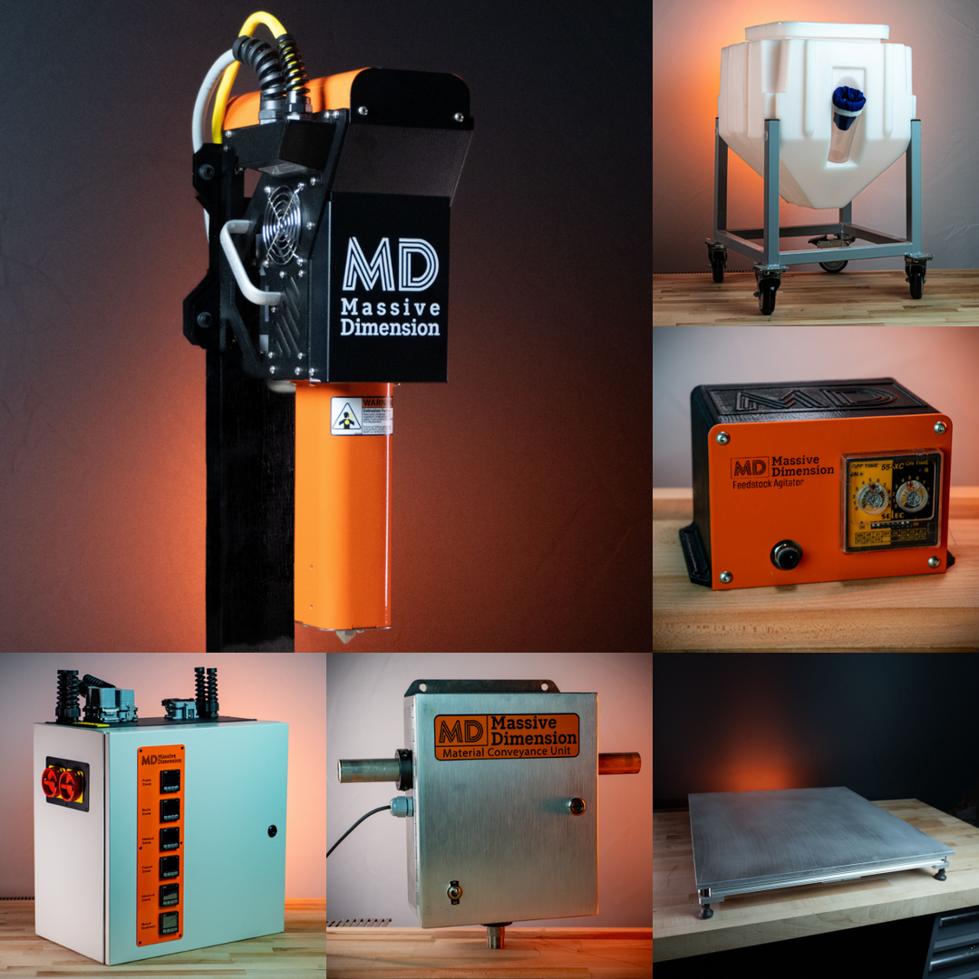 Additive 3D Printing Package - MDPE10 Industrial Extruder